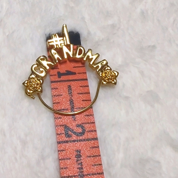 Vintage Gold Filled Necklace Charm Holders #1 Grandma - Qty 2 - Picture 5 of 8